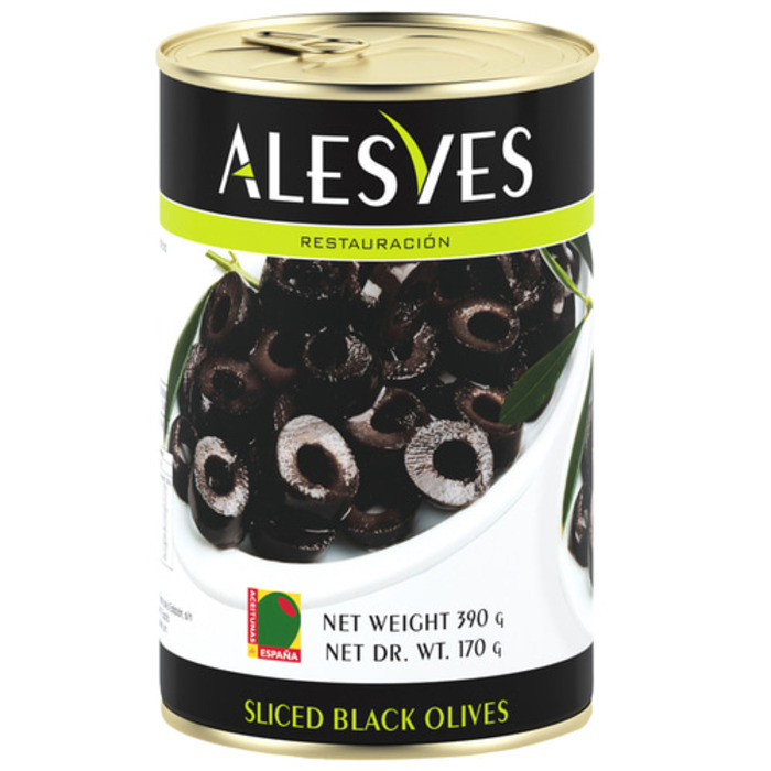 알레스베스 스페인산 블랙올리브 슬라이스 박스 (390g x 24개)
