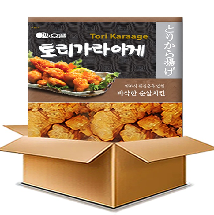 오뗄 토리 가라아게 (1kg x 5개) 무료 아이스포장 일본식 순살치킨