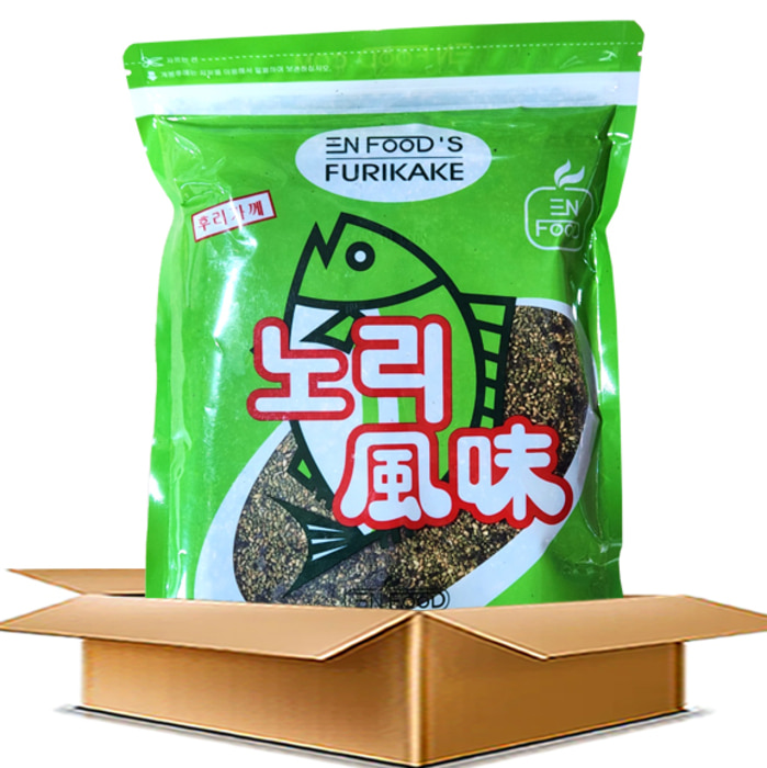이엔 노리풍미 후리가께 (500g x 12개) 주먹밥 자취용 밥에뿌려먹는 참깨 김가루