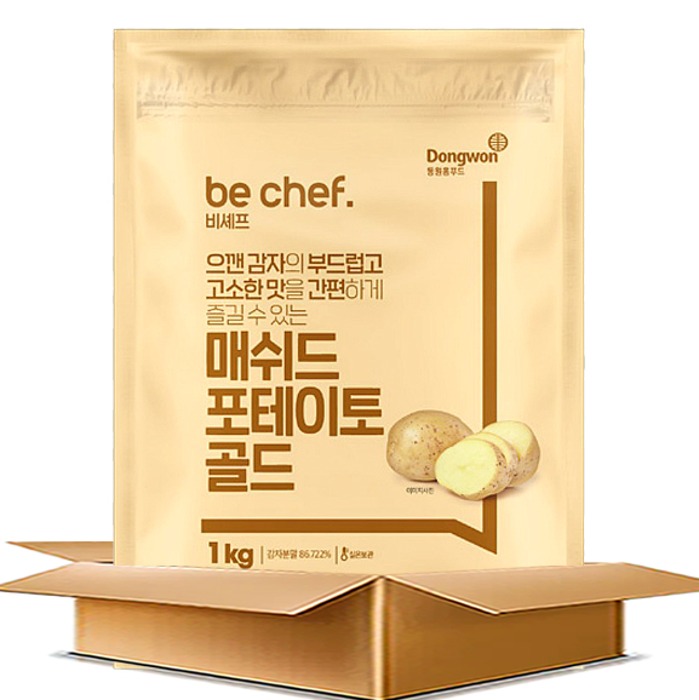 동원홈푸드 비셰프 매쉬드 포테이토 골드 (1kg x 10개) 으깬 감자분말