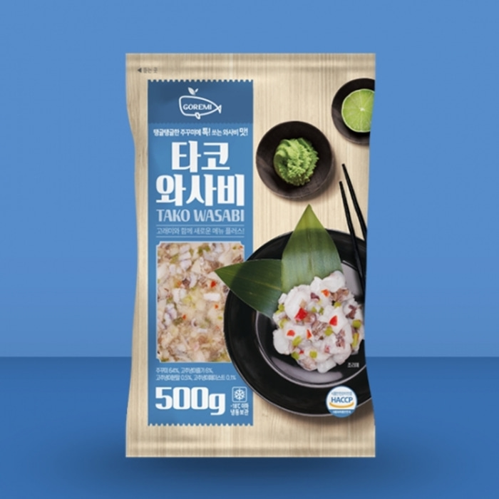 고래미 쫄깃 오독오독 알싸한 일품 타코와사비 (500g x 5개)